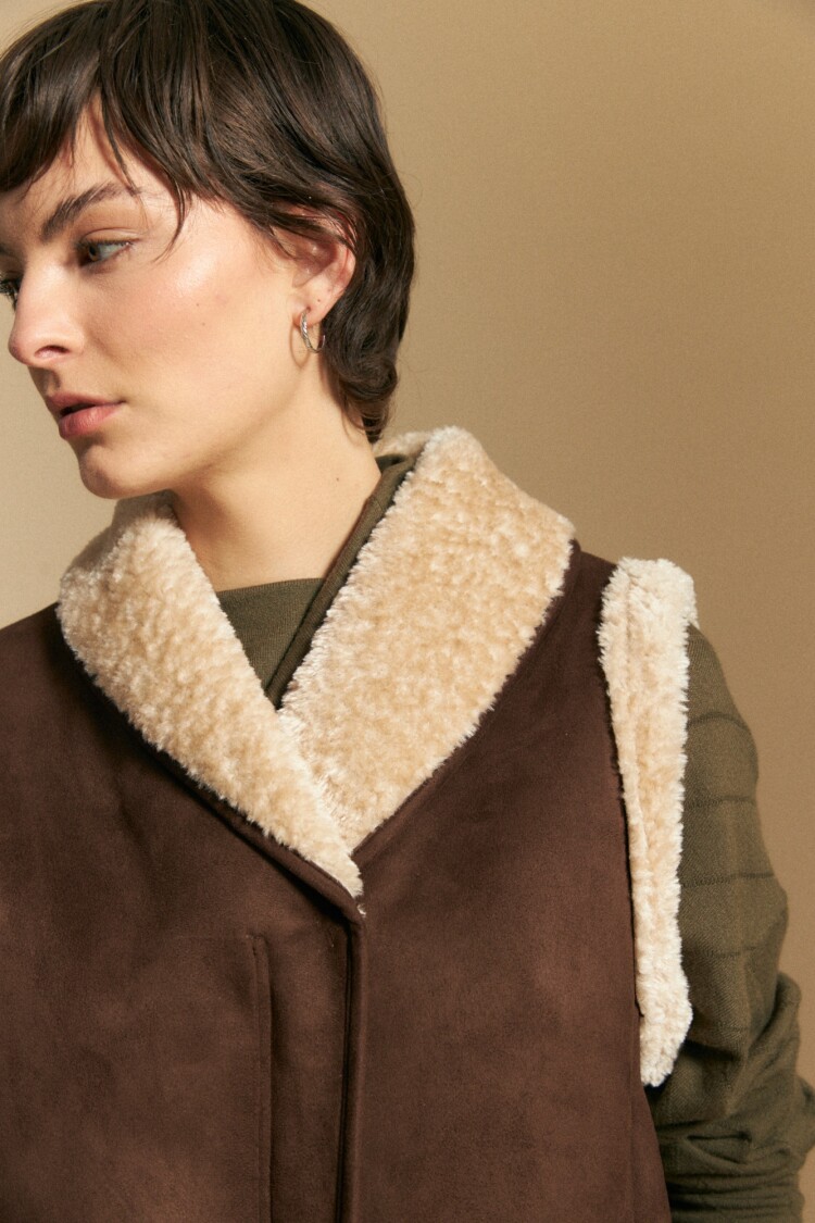 CHALECO MELVINE Chocolate