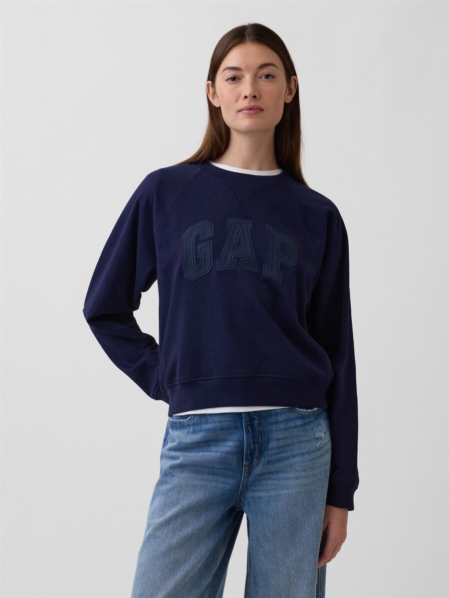 Buzo Deportivo Sin Felpa Mujer - Navy Uniform Logo 