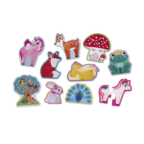 10 Puzzles Crocodile Creek De 2 Piezas - Varios Diseños ANIMALES