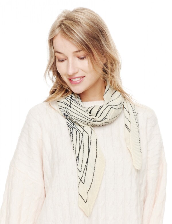 Pashmina Plisada CRUDO