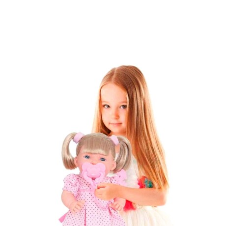 Muñeca Reborn Bebé Luisa con chupete y clip 001