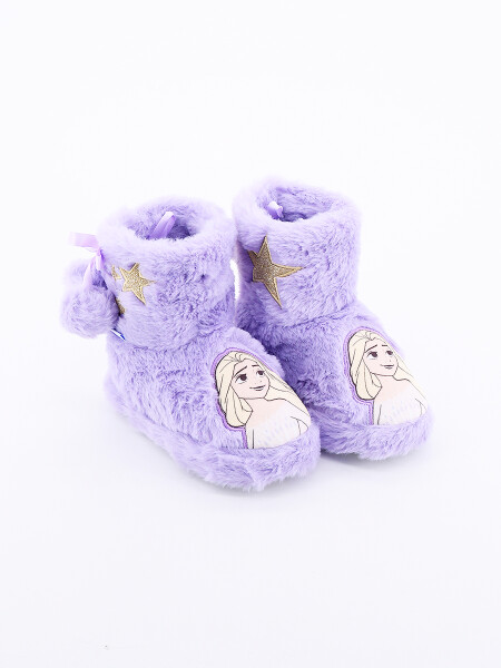 PANTUFLAS FROZEN VIOLETA