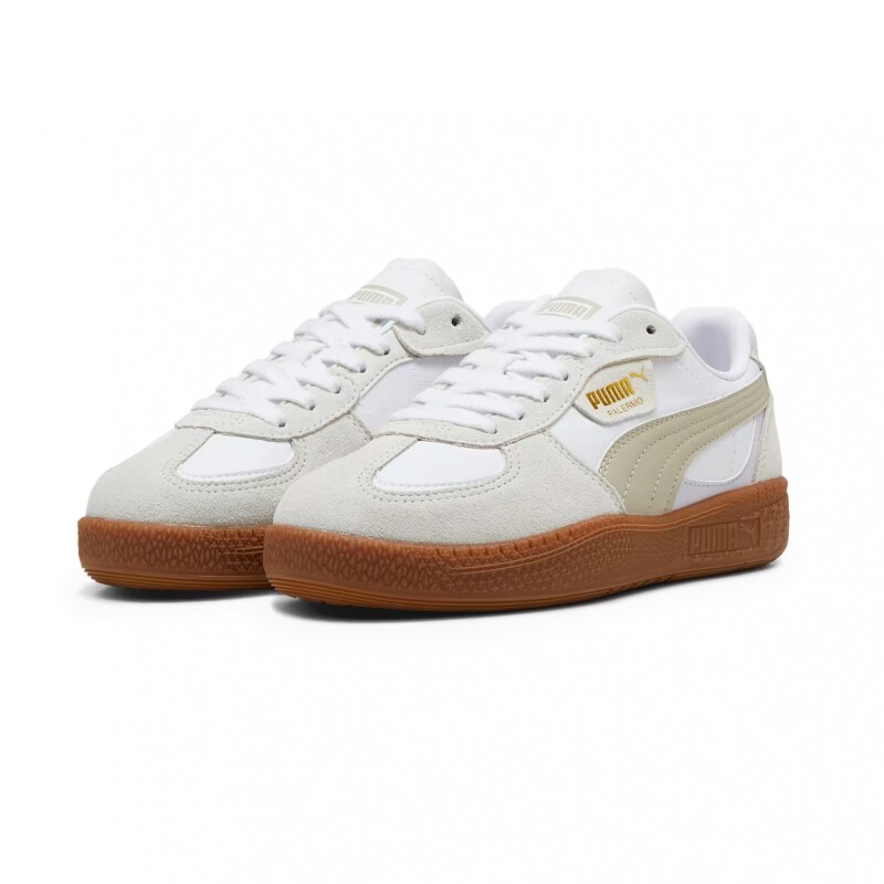Championes Puma Palermo Lamoda White/Beige/Grey
