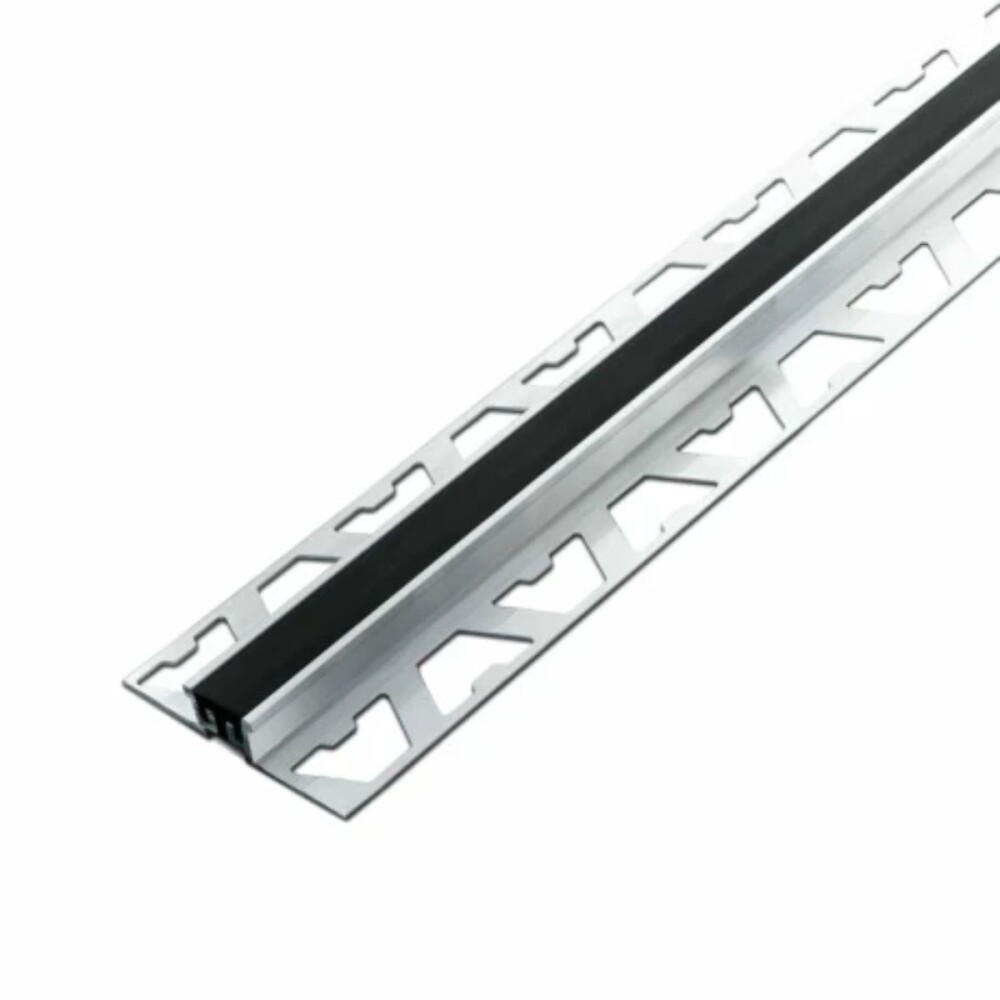 Aluminio junta dilatación Euro 12mm 2,5mt Negro Aluminio Junta Dilatación Euro 12mm 2,5mt Negro