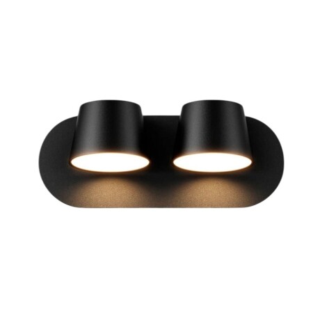 DECORATIVO DOBLE DE PARED GROA Luminaria de Pared doble Groa Negra