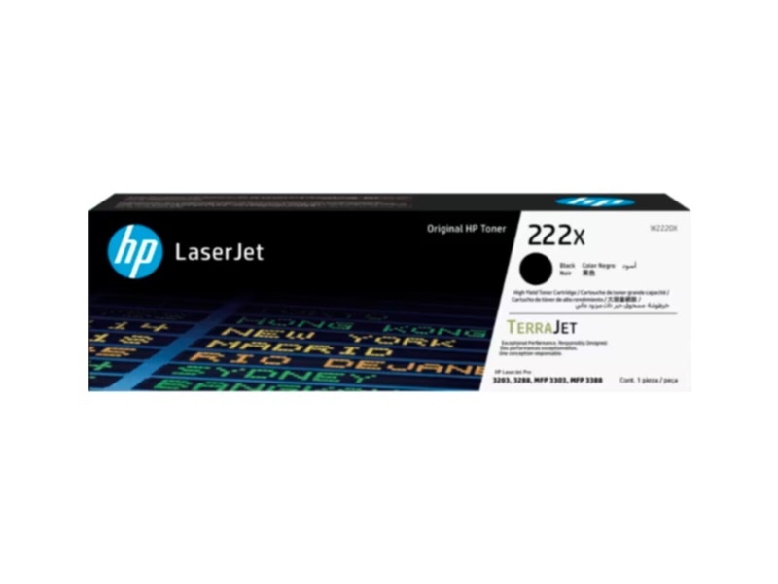 HP - 222X - Toner cartridge - Black - ORIGINAL LASERJET 