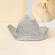 Sombrero Brilloso Plateado