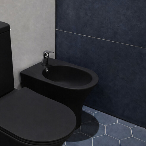 Bidet Con Transferencia Linea Anori Negro Mate 000