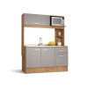 KIT DE COCINA - INTEGRADA GRANDE CARVALHO GRIS