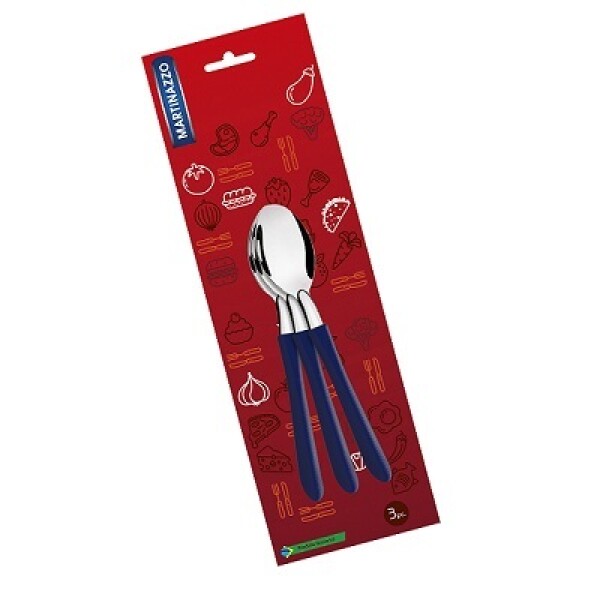 Elegance Set 3 cucharas te Azul 80345/2 Elegance Set 3 cucharas te Azul 80345/2