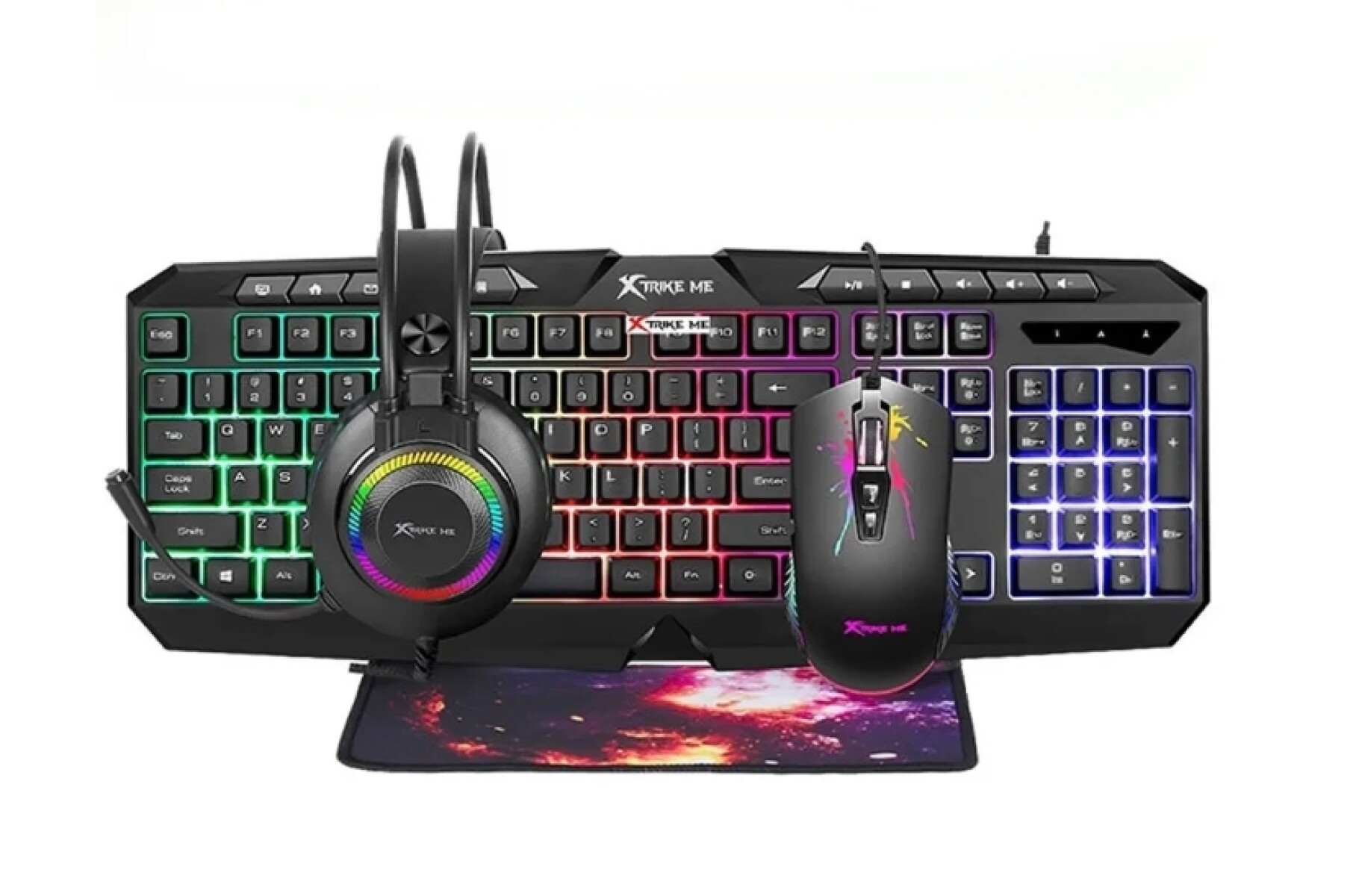 Combo Gamer 4 En 1 Xtrike Me Cmx-410 