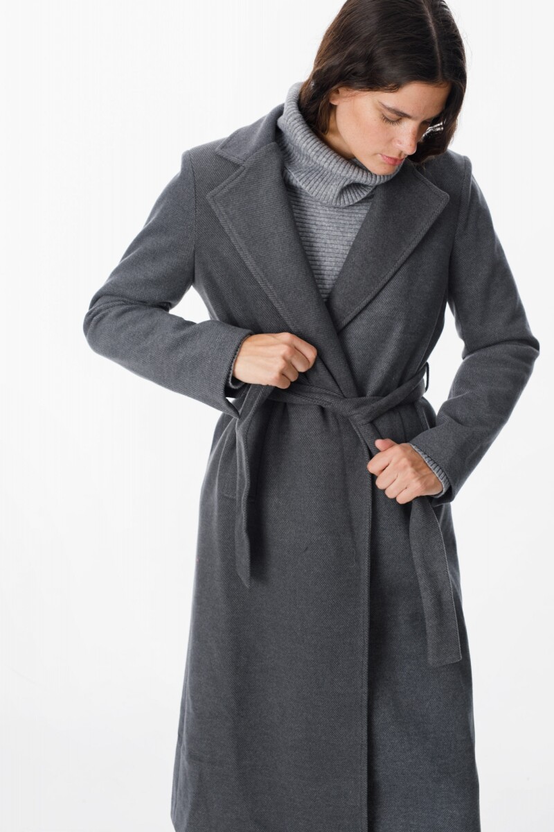 Tapado Woolen Gris Oscuro