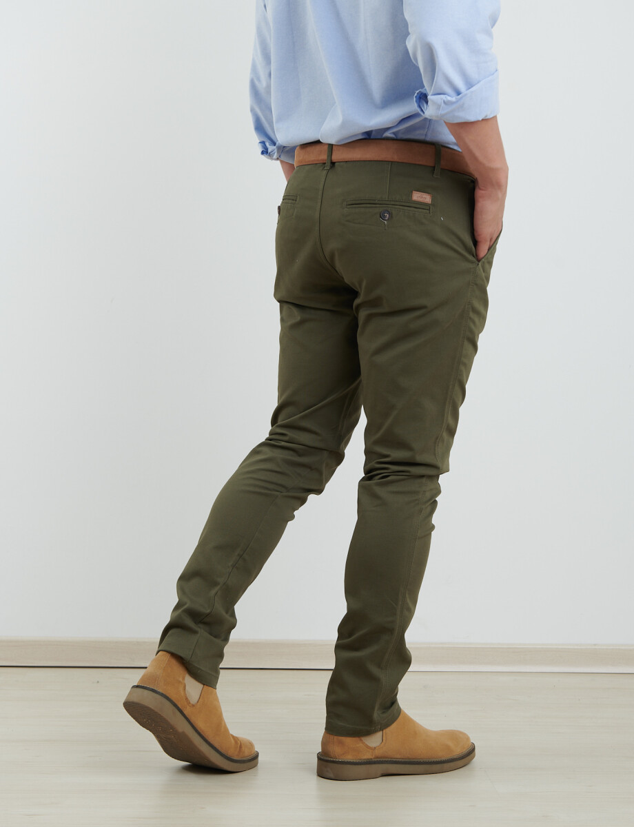 080423 PANTALON HARRY Verde Oscuro