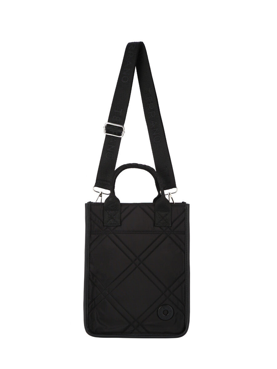 Bolso Matero Capitoneado - Negro 