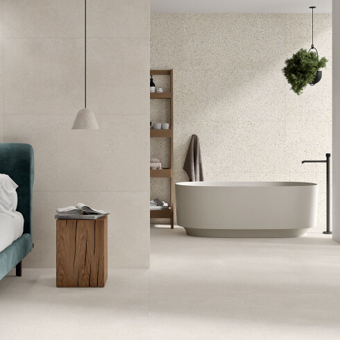 PORCELANATO PARA PIS Y PARED COMPACT BONE MATE 60X120 RECTIFICADO A LA PLANA GAMAS DE BEIGE