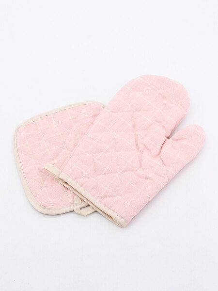 MANOPLA + AGARRADERA ROSADO