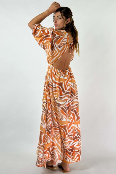 VESTIDO SPRITZ Naranja