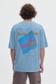 T-shirt Koi Graphic Light Blue
