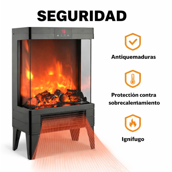 Estufa Led Simil Leña Kassel Ks-elen22 2000w ESTUFA LED SIMIL LEÑA KASSEL KS-ELEN22