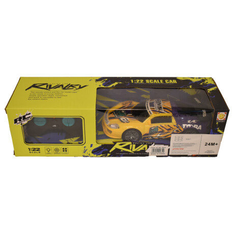 Auto Deportivo RC Racing Rivalry Control Remoto 1:22 Amarillo/violeta