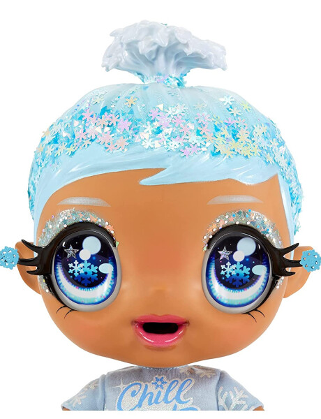 Bebote Glitter Babyz cambia de color con accesorios January Snowflake