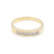 Anillo en oro 18k amarillo y brillantes Anillo en oro 18k amarillo y brillantes