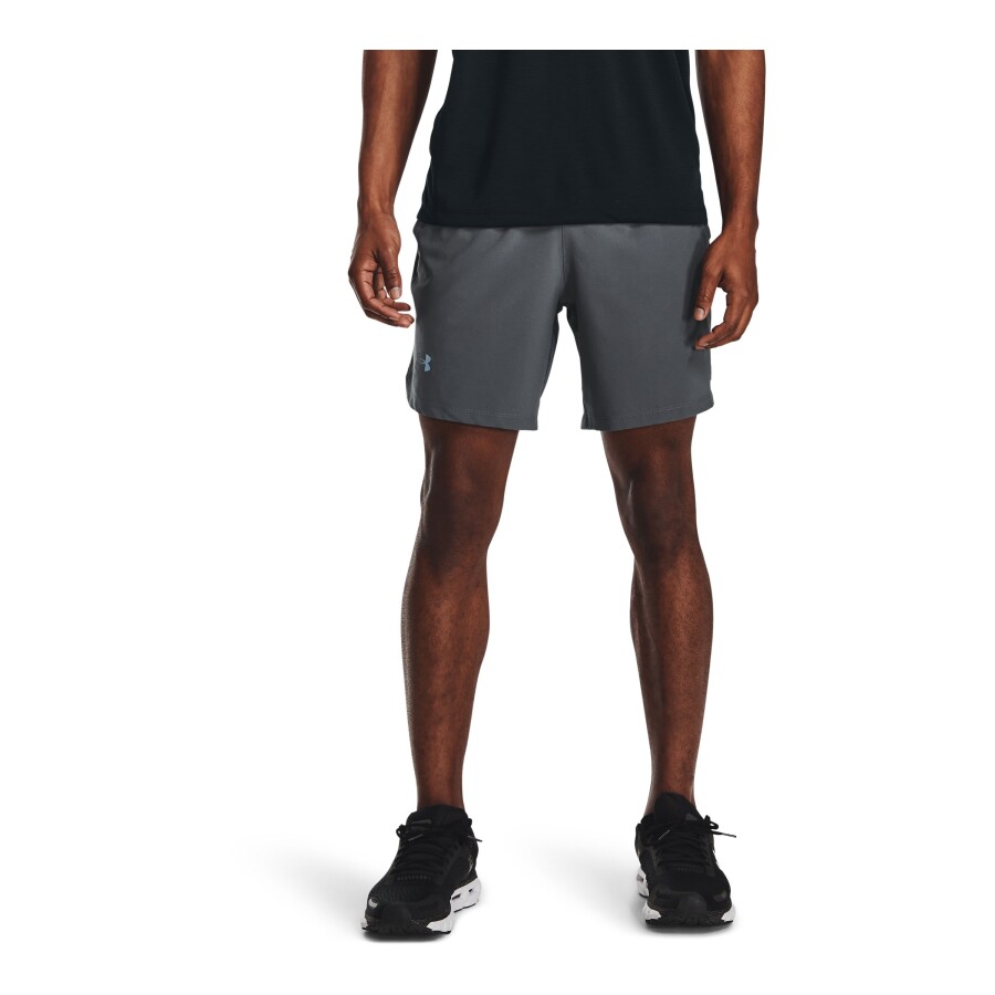 Short de Hombre Under Armour Launch 7 Gris - Negro