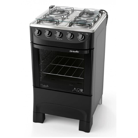 Cocina a Gas Mueller Moderatto 4 Hornallas Negra Ultra Llama Cocina a Gas Mueller Moderatto 4 Hornallas Negra Ultra Llama