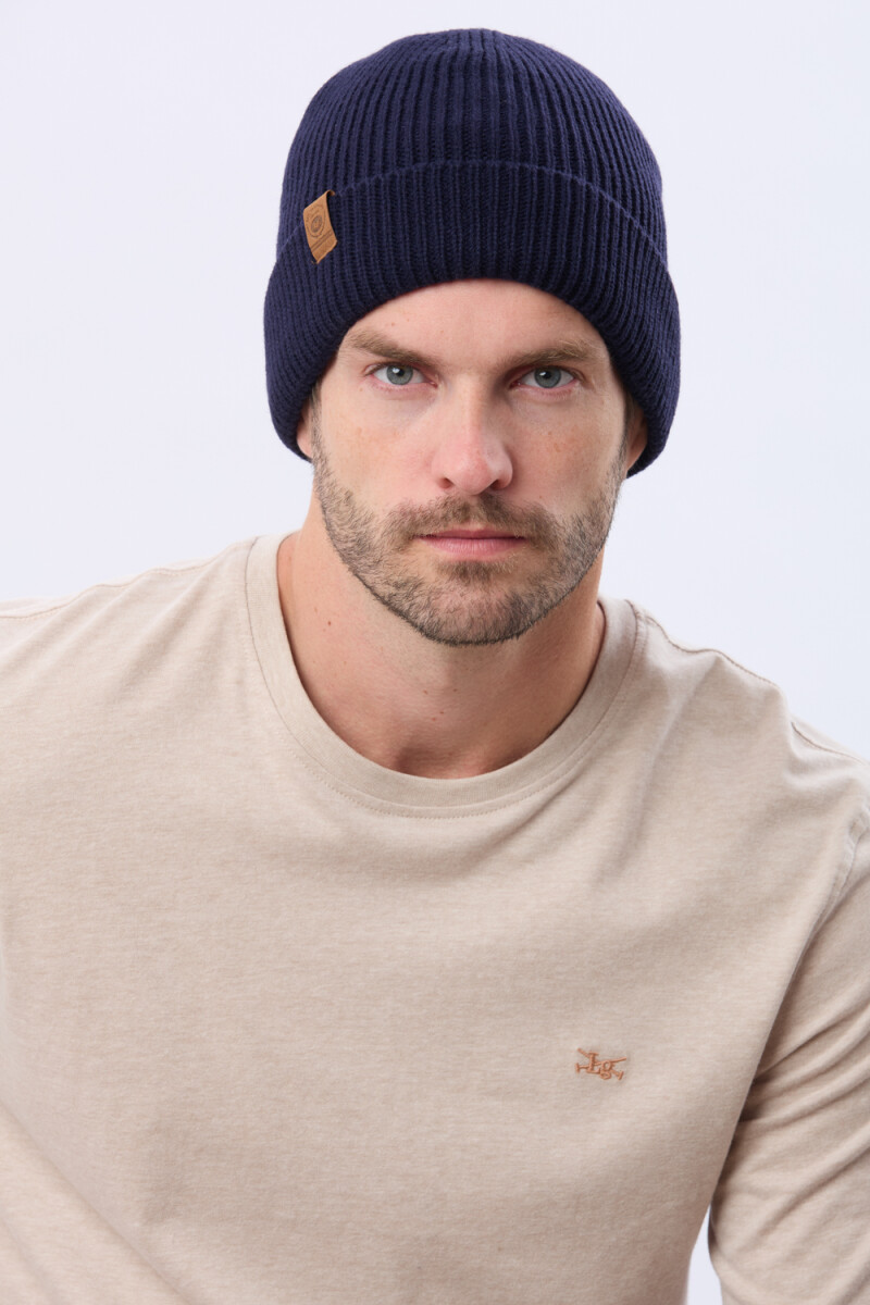 GORRO TEJIDO - Azul 