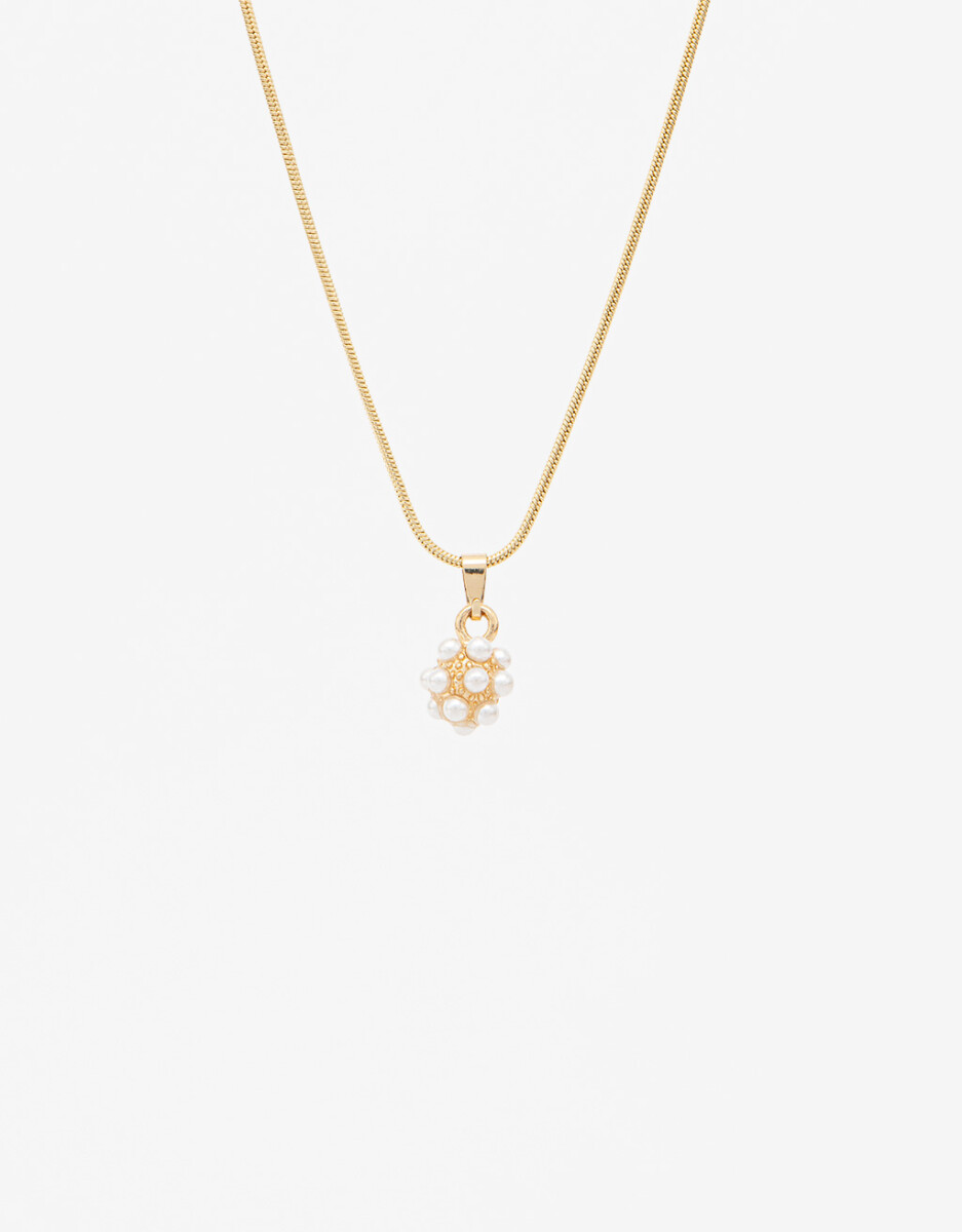 Collar Con Dije Perlas 