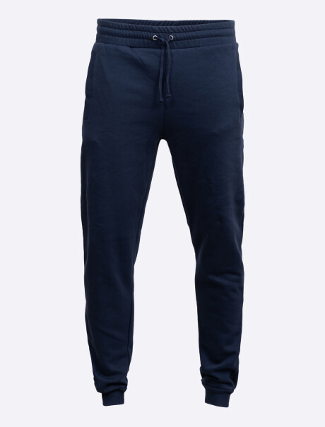 Pantalon felpa azul