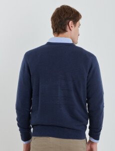 470313 SWEATER V HARRINGTON URBAN Azul Oscuro