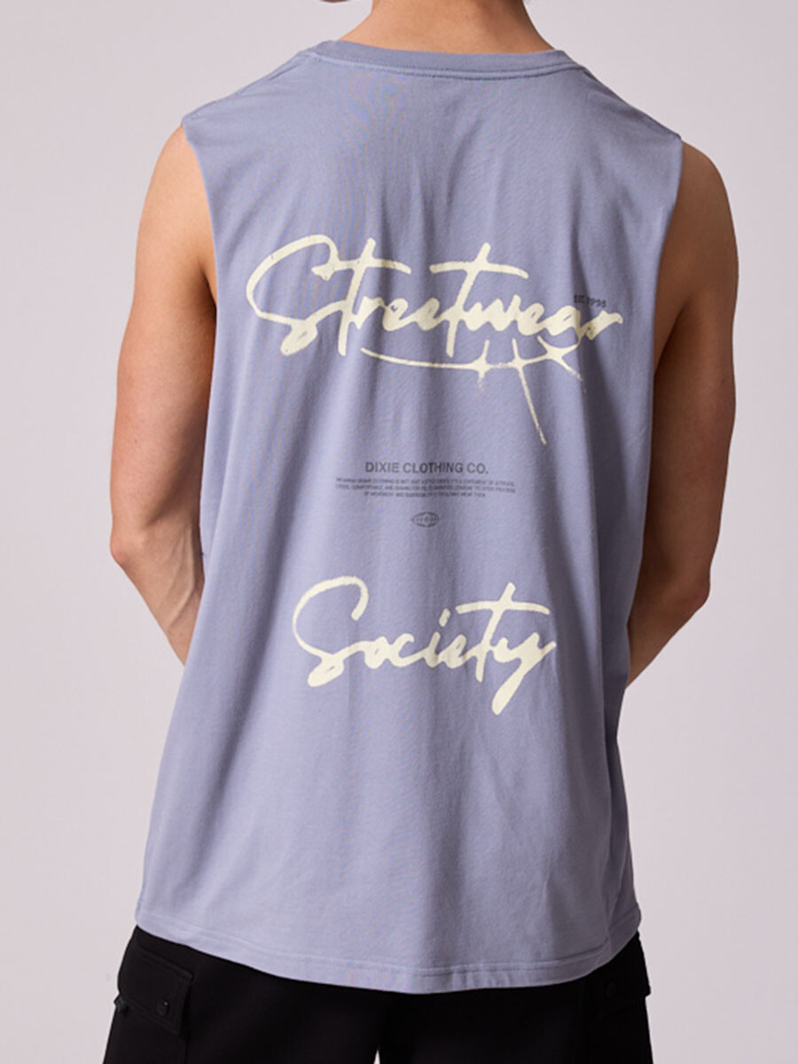 MUSCULOSA RUNDA DIXIE - Gris Claro 