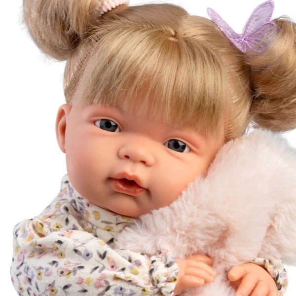 Muñeca Llorens Bebe Joelle Llorona Con Chaleco Peludo Muñeca Llorens Bebe Joelle Llorona Con Chaleco Peludo