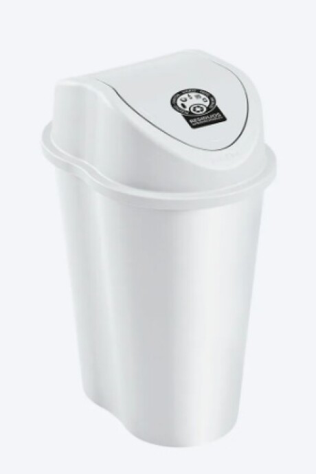 Papelera Tapa Vaiven 25l Blanco Aprovechables Papelera Tapa Vaiven 25l Blanco Aprovechables