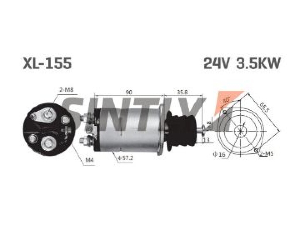 AUTOMATICO DE ARRANQUE - ISUZU 24V 64mm=SNLS.766=LC.9290 CHIANG BIN