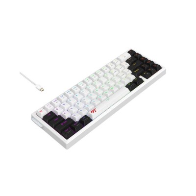 Teclado Gamer Havit KB900L Blanco y negro RGB Personalizable Teclado Gamer Havit KB900L Blanco y negro RGB Personalizable