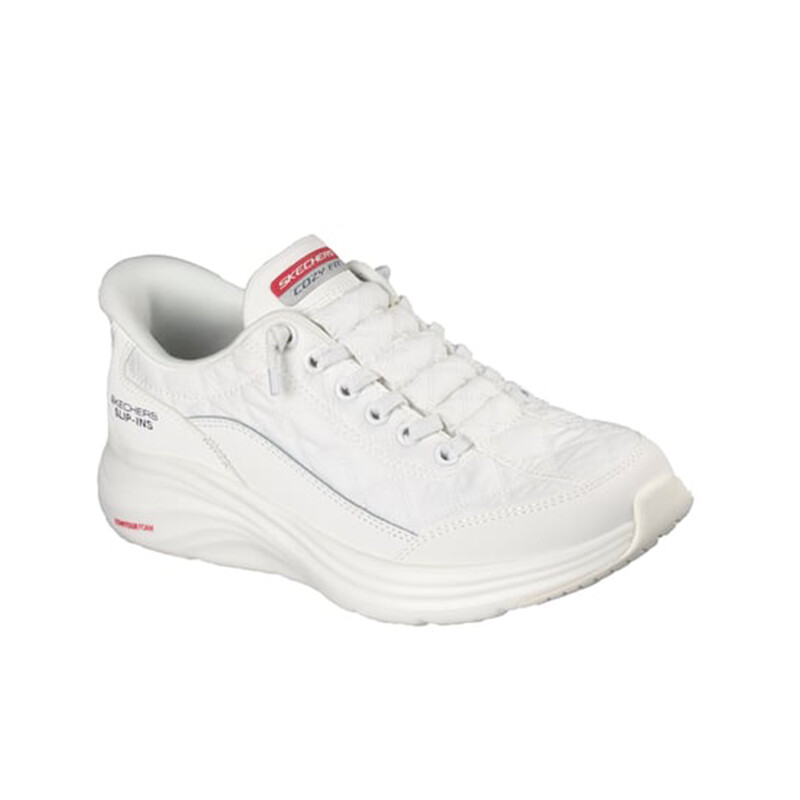 Championes Slip-Ins: Contour Foam - Cozy Fit Blanco