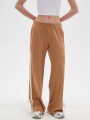 Pantalon Deportivo Veda Beige Oscuro