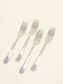 Tenedor Olivo Set 4 Un. Plateado Color Unico