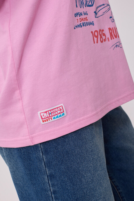 T-SHIRT SOMERA RUSTY Rosado