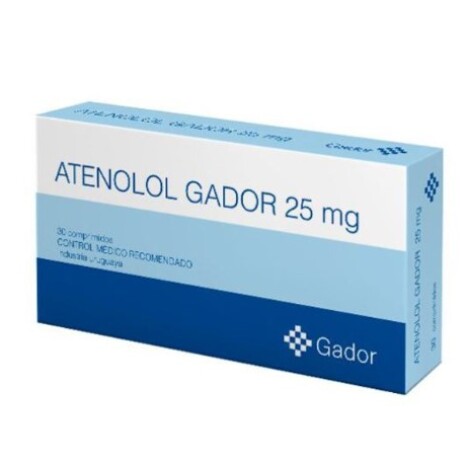 Atenolol Gador 25mg 30 Comprimidos Atenolol Gador 25mg 30 Comprimidos