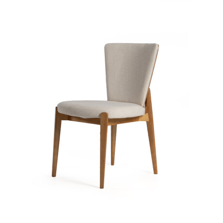 Silla Stella - Tela Rústica Beige (4F)