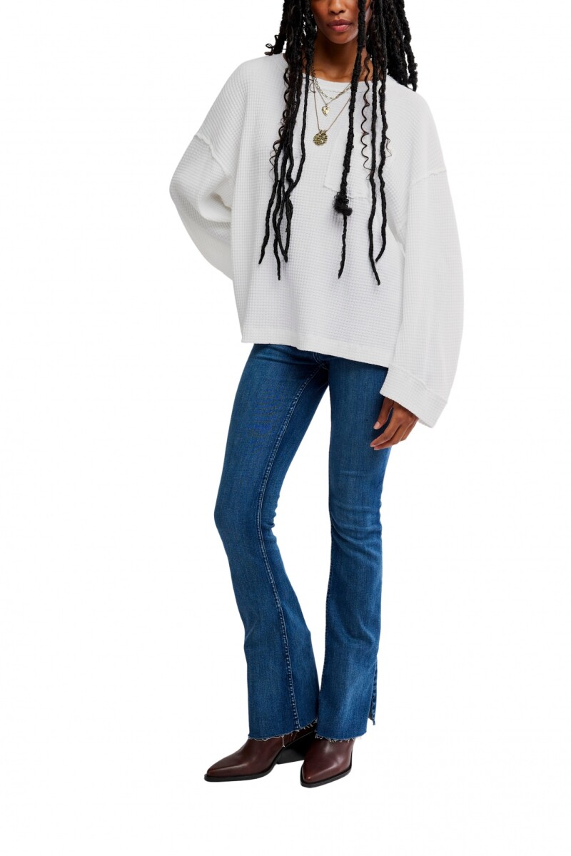 CAMISETA POCKET Marfil