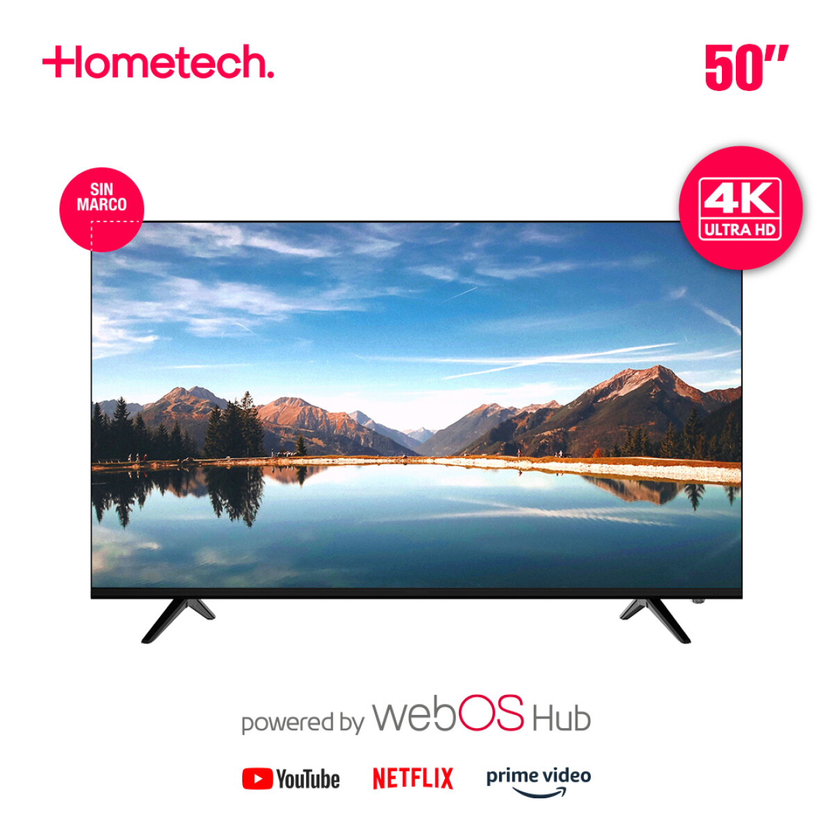 Smart TV Hometech 50" UHD 4K 