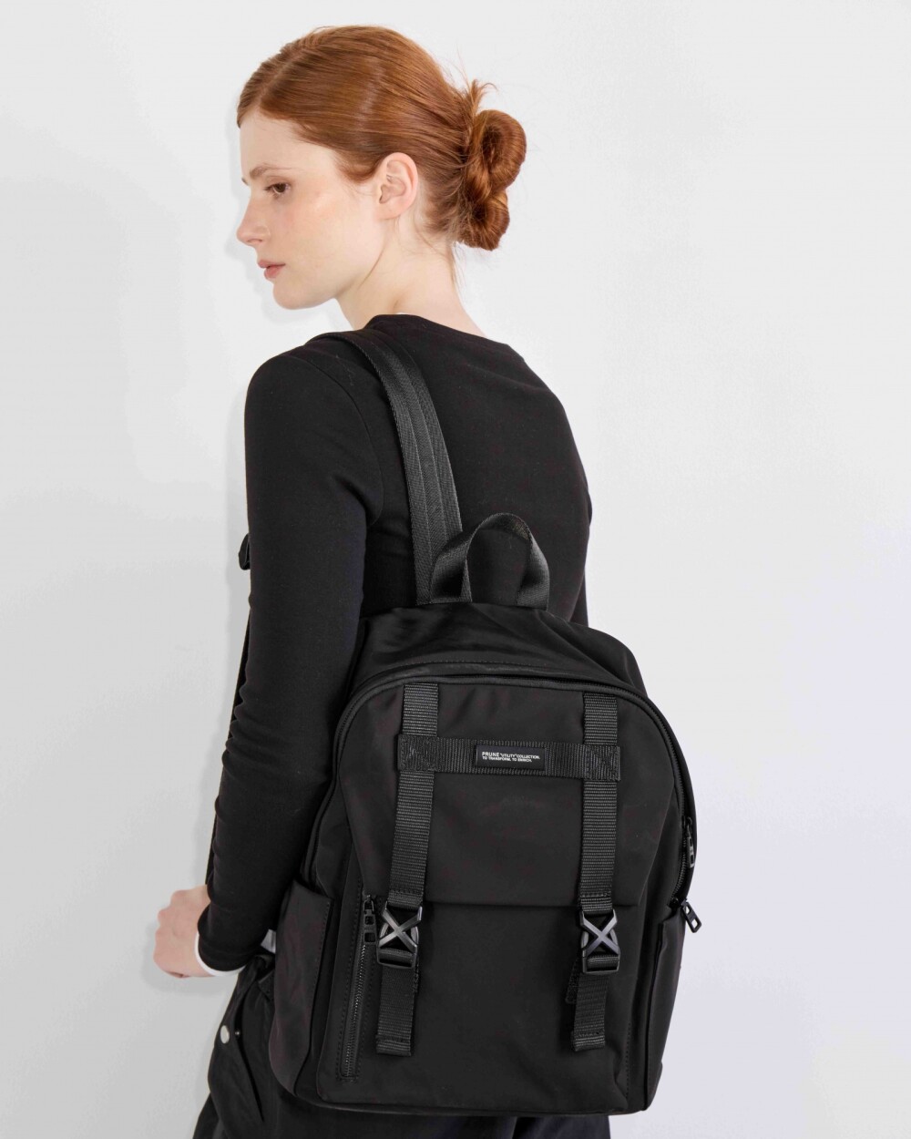 Mochila Phoenix en nylon Negro
