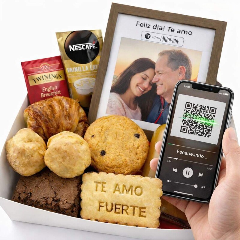 Desayuno con su canción favorita QR Spotify Desayuno con su canción favorita QR Spotify