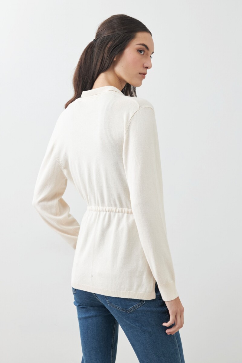 Ruana básica beige