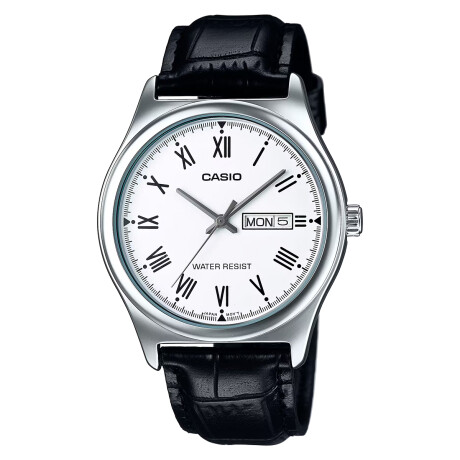 Reloj CASIO MTPV006L-7BUDF Cuero Negro Esfera 40mm 0