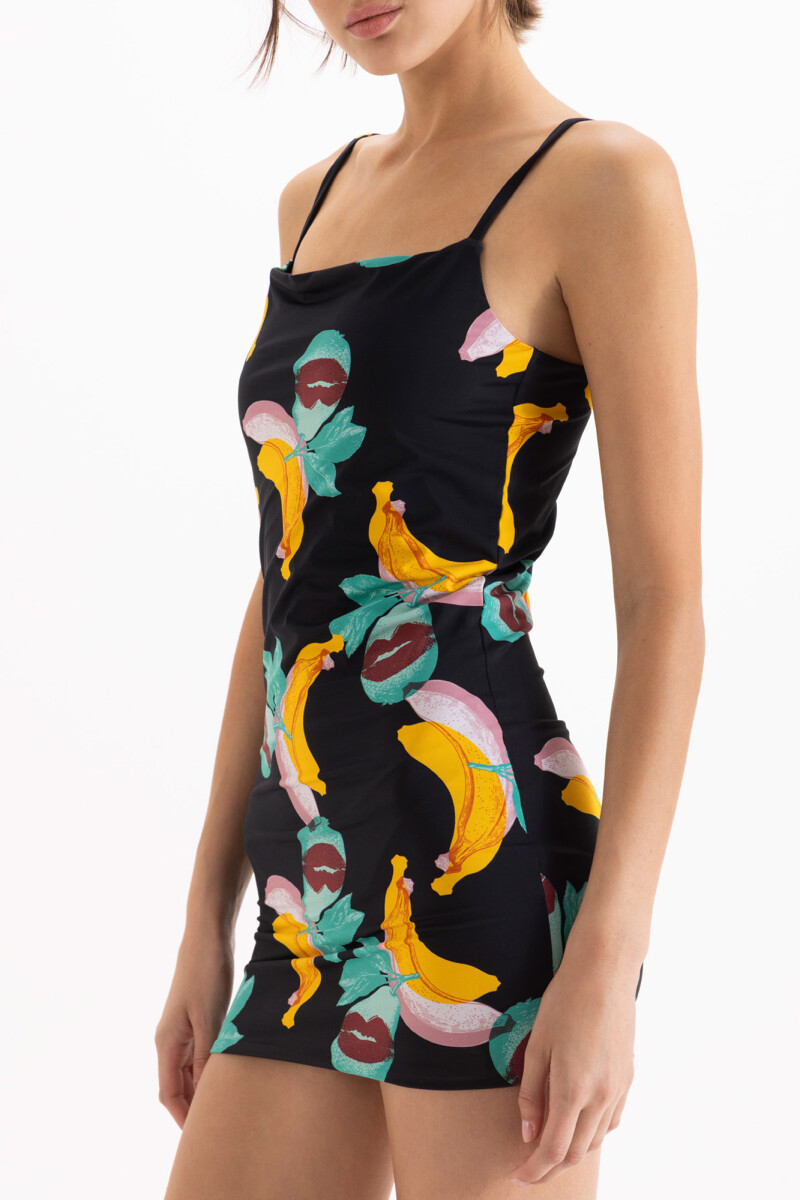 VESTIDO BANANA Negro